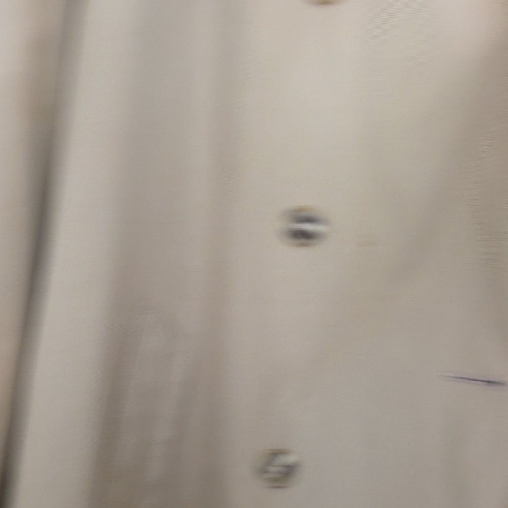 Men's Beige Double-Breasted Trench Coat - Picture 13 of 16